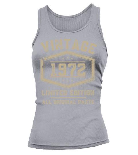 Vintage 1972 50th Birthday 50 Years Tank top Woman
