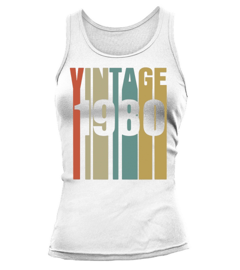 Vintage 1980 Retro Tank top Woman