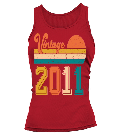 Vintage 2011 birthday gift Tank top Woman
