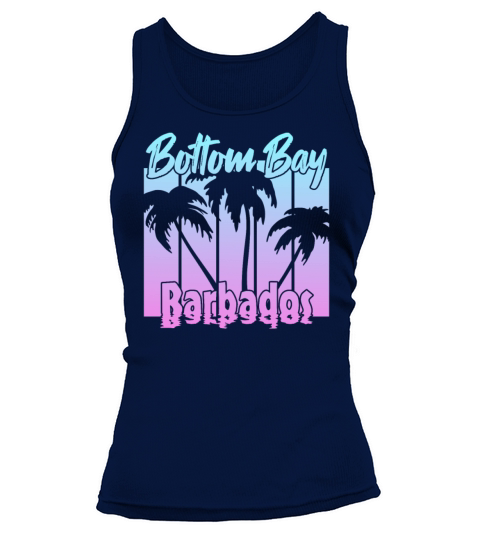 Vintage Bottom Bay Barbados Sunset Tank top Woman