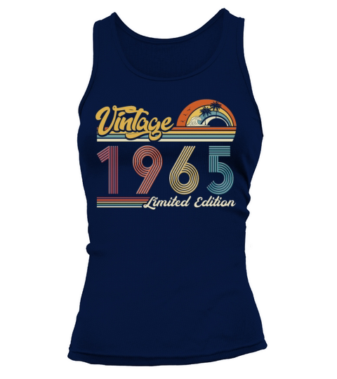 Vintage "Limited Edition" Vintage 1965 Birthday Tank top Woman