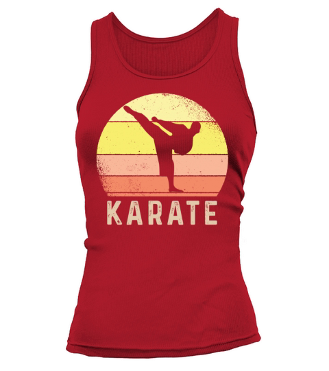 Vintage Retro Karate Tank top Woman