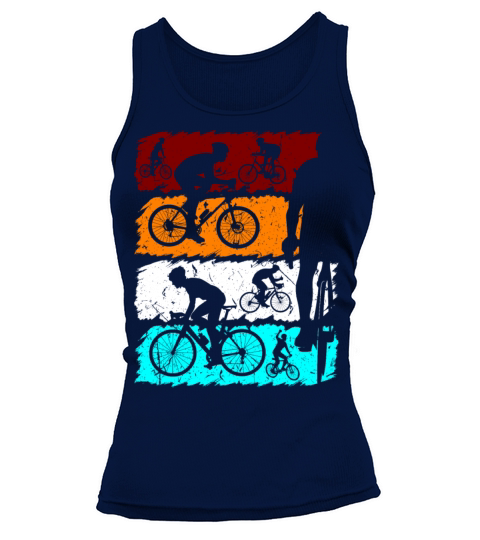 Vintage Road Bike Cyclist Tank top Woman
