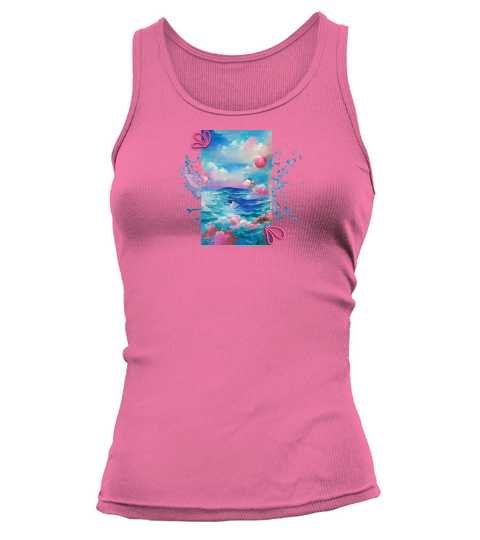 Watercolor Design Tank top Woman