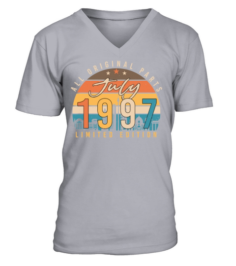 1997 July Vintage V-Neck T-shirt