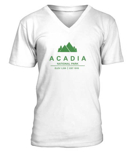 Acadia Maine National Park TShirt SHIRT V-Neck T-shirt