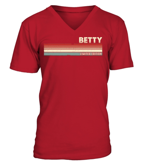 Betty - Funny Retro Vintage Name 80s 90s V-Neck T-shirt