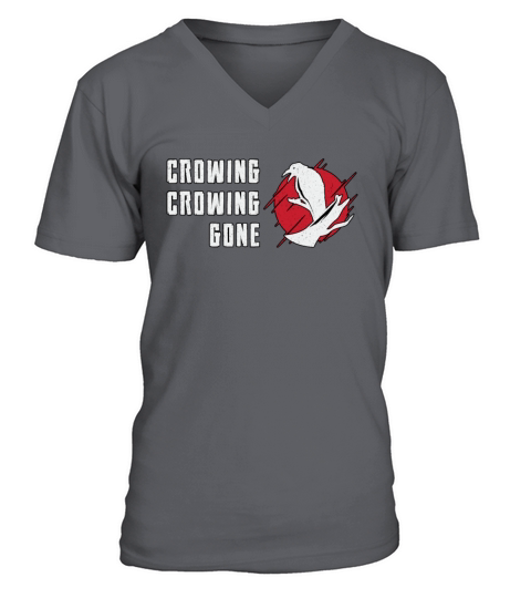 Bird Watching Crowing Crowing Gone Bird Watcher V-Neck T-shirt