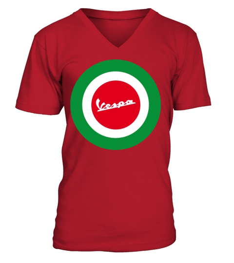 ITALIA VESPA SCOOTER T SHIRT V-Neck T-shirt