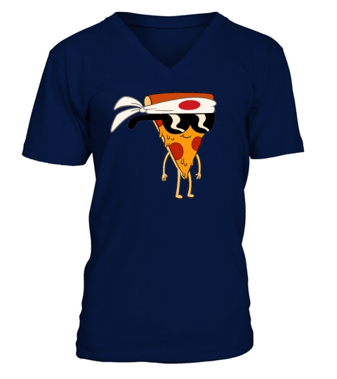 Pizza Steve V-Neck T-shirt