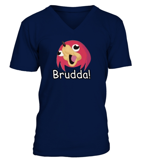 UGANDAN KNUCKLES BRUDDA V-Neck T-shirt