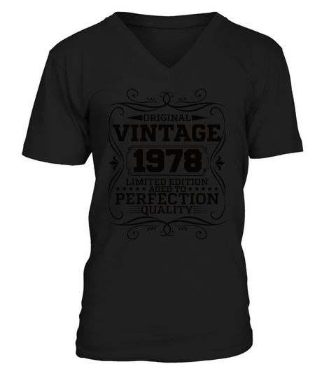 Vintage 1978 Original Limited Edition V-Neck T-shirt