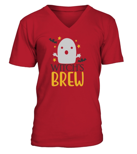 Witches Brew Halloween Costume October Poison Outfit Gift V-Neck T-shirt