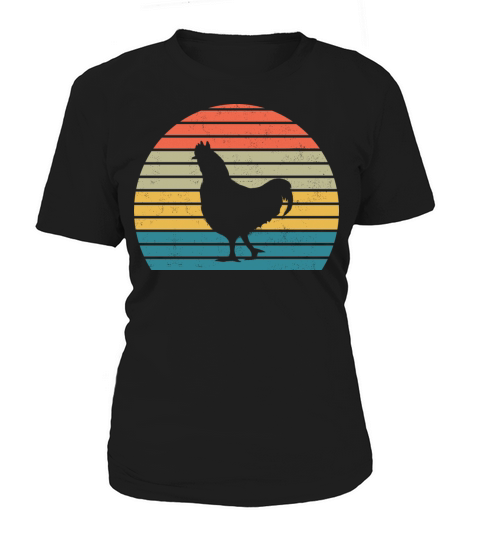Chicken Lover Funny Retro Vintage Animal T Shirt Women's T-Shirt