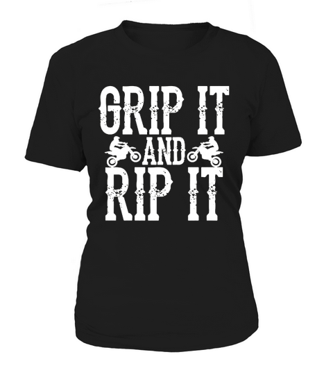 GRIP IT FUNNY MOTOCROSS DIRT BIKE SHIRT  Tshirts Women's T-Shirt