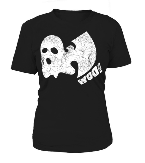 halloween ghost woo wutang white Women's T-Shirt