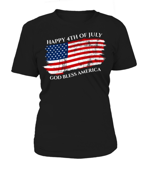 Happy 4th of July American Flag Vintage USA 2022 Women's T-Shirt