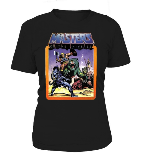 He-man Masters Of The Universe Battle Scene With Skeletor Women's T-Shirt