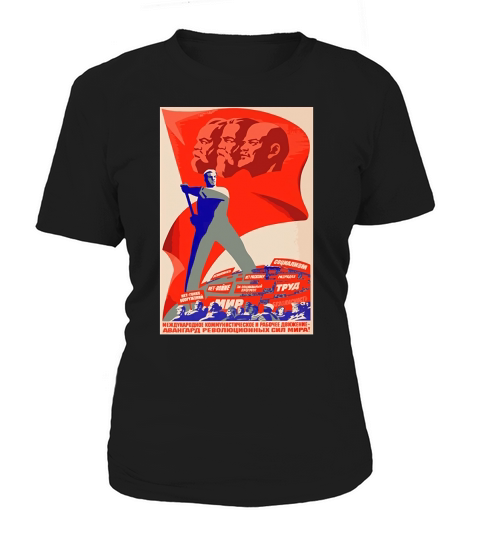Marxist Revolutionary Vanguard Vintage USSR Retro Soviet Tee Women's T-Shirt