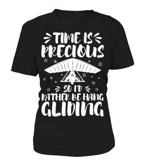 Rather Be Hang Gliding Kite Flying Quotes Gifts Women's T-Shirt