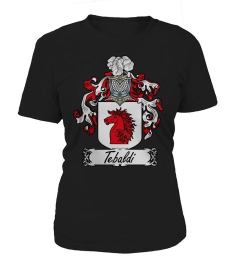 Tebaldi Family Crest Italian Family Crests - Coffee Mug (colored) Women's T-Shirt