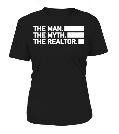 The man the myth the realtor retro vintage Women's T-Shirt