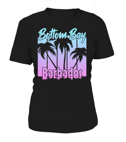 Vintage Bottom Bay Barbados Sunset Women's T-Shirt
