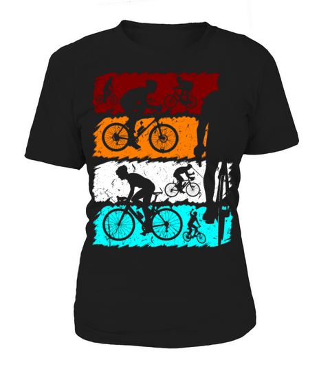 Vintage Road Bike Cyclist Women's T-Shirt