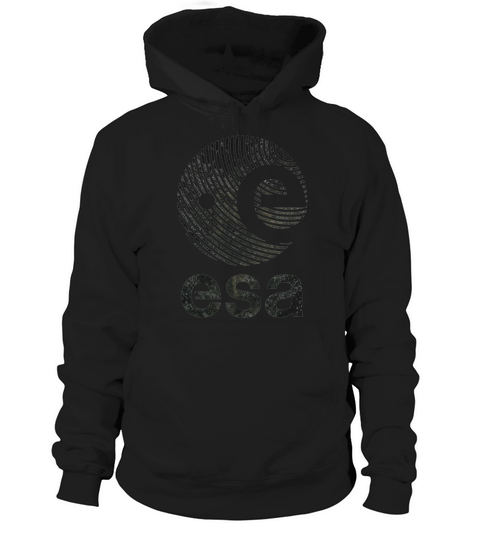 European Space Agency Vintage Black V01 TShirt Hoodie Unisex