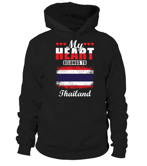 My Heart Belongs to Thailand Hoodie Unisex