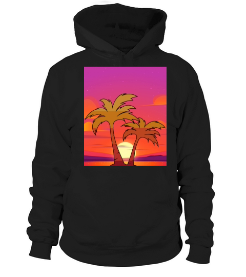 palm trees Hoodie Unisex