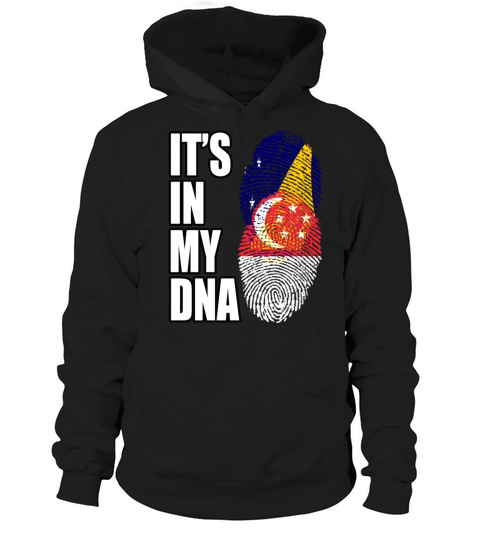 Tokelauan And Singaporean Leonean Mix Heritage DNA Hoodie Unisex