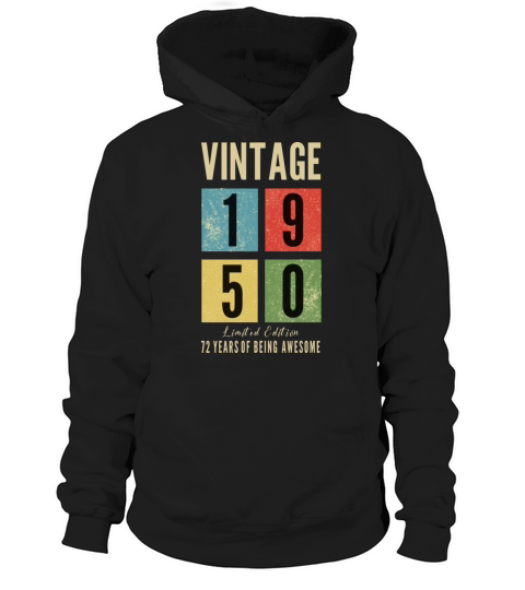 Vintage 1950 Limited Edition Hoodie Unisex