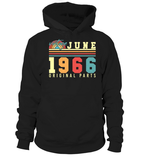 Vintage 1966 June Hoodie Unisex