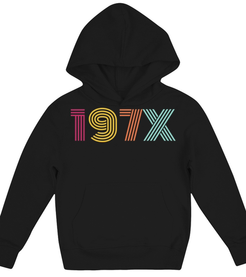 197X Vintage 70s Retro Style Kids Hoodie