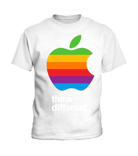 Apple Think Different Vintage Macintosh Kids T-Shirt