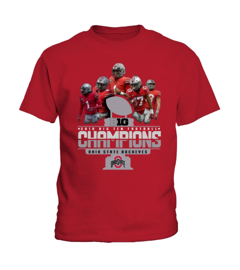 Big 2019 Big Ten Football Champions Ohio State Buckeyes shirt Kids T-Shirt