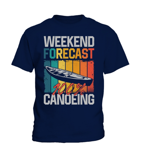 Canoe Canoeing Vintage Retro Kids T-Shirt