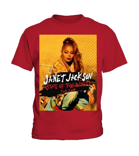 Janet Jackson state of the world Kids T-Shirt