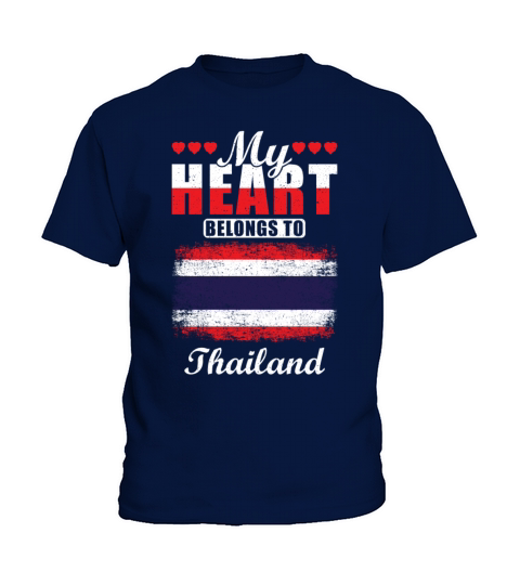 My Heart Belongs to Thailand Kids T-Shirt
