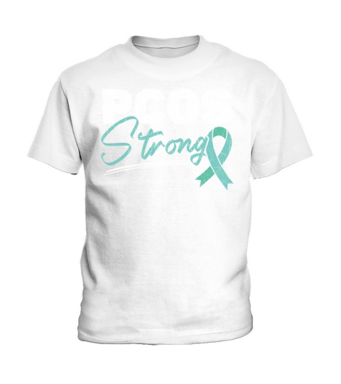 PCOS Strong Polycystic Ovary Syndrome Warrior Kids T-Shirt