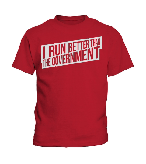 run better than government Kids T-Shirt