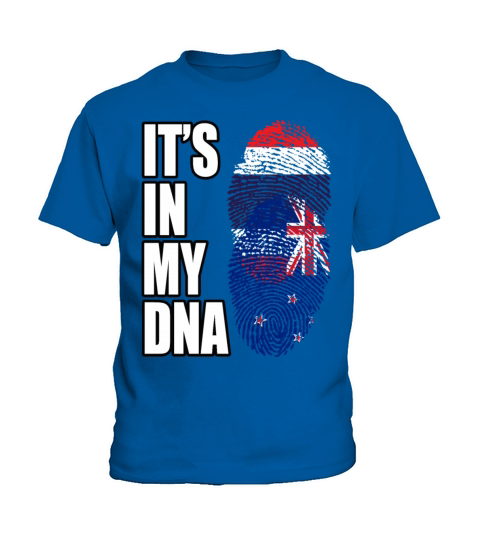 Thai And New Zealand Vintage Heritage DNA Flag Kids T-Shirt