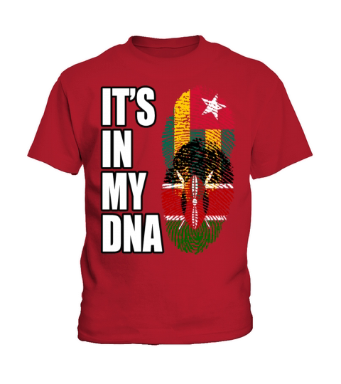 Togolese And Kenyan Mix Heritage DNA Flag Kids T-Shirt
