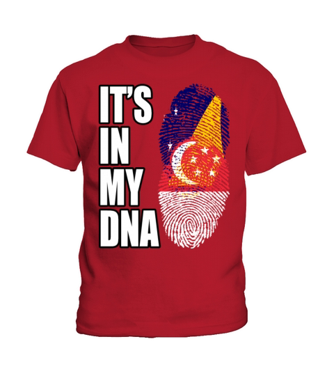 Tokelauan And Singaporean Leonean Mix Heritage DNA Kids T-Shirt