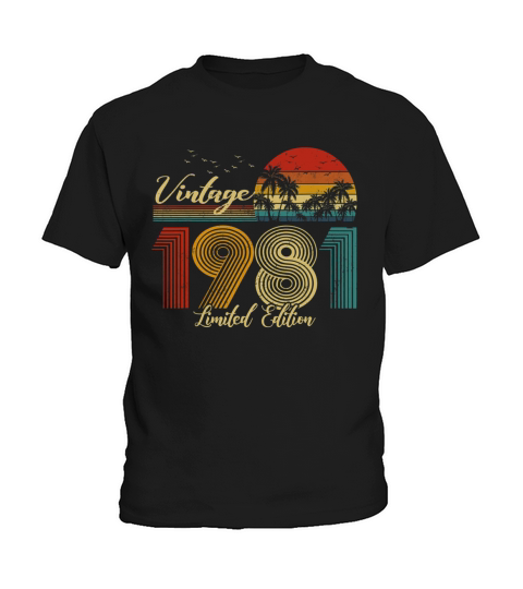 Vintage 1981 Limited Edition Kids T-Shirt