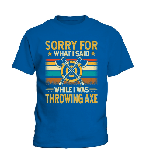 Vintage Style Sorry for What I Said While I Was Kids T-Shirt