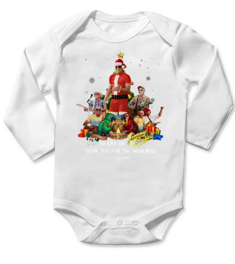 55 years of Jimmy Buffett 1964-2019 signature Christmas shirt Long Sleeve Baby One-Piece