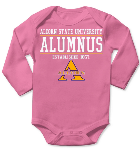 Alcorn State University Alumnus Long Sleeve Baby One-Piece