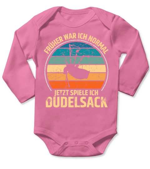 Bagpipe Bagpiper Gift Long Sleeve Baby One-Piece